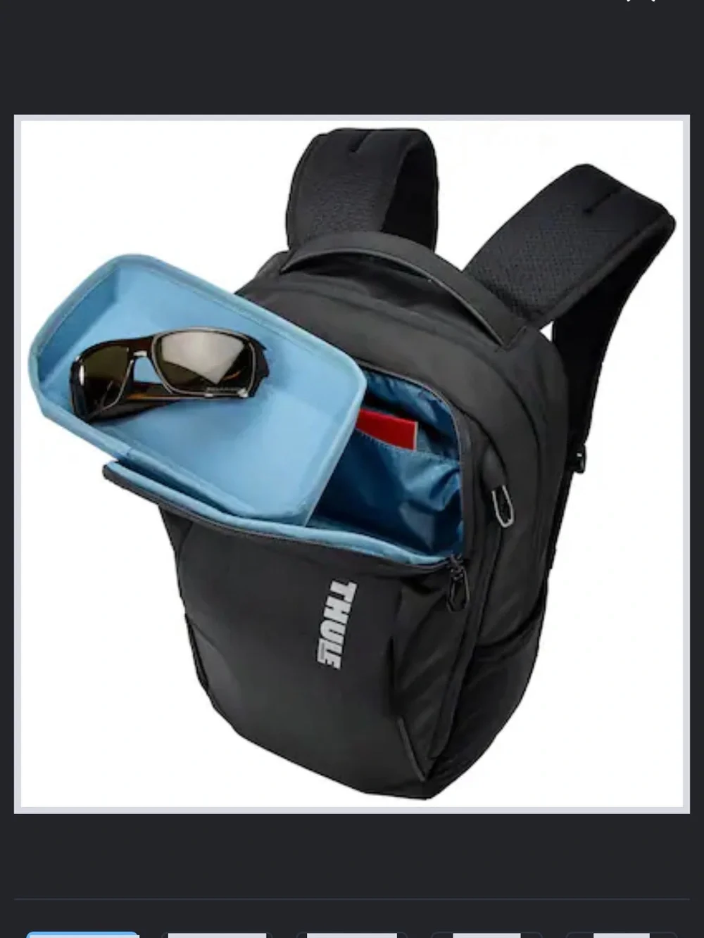 Thule Accent 20L 16” Computer Laptop Backpack Black 9020-64 New w/ Flaw